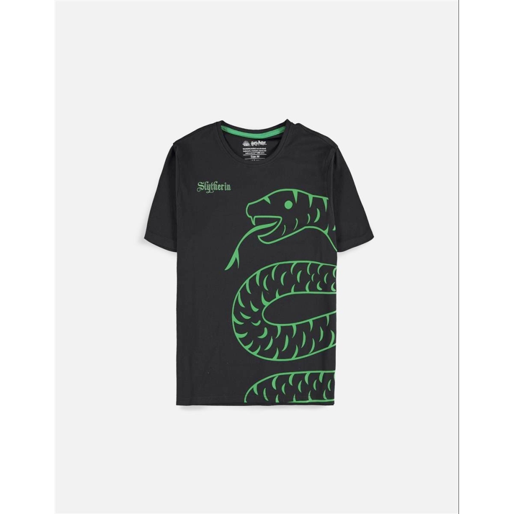 Harry Potter - Slytherin Tshirt Femme - Noir